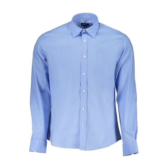 North Sails Light Blue Cotton Men Men's Shirt